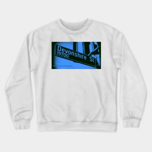 Devonshire Street, Chatsworth, California by Mistah Wilson Crewneck Sweatshirt